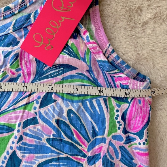 NWT Lilly Pulitzer Ruffle Pajama Tank Top Size S - Picture 9 of 10